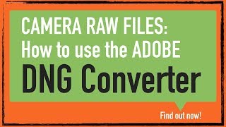 Camera Raw How to use Adobe DNG Converter [upl. by Caiaphas]