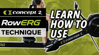 Correct Rowing Machine Technique Improve Your Rowing  Concept2 [upl. by Orecul]