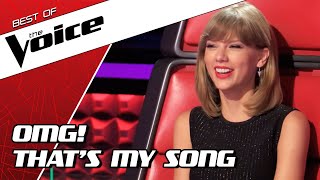 TOP 10  BEST TAYLOR SWIFT covers in The Voice [upl. by Mccowyn]