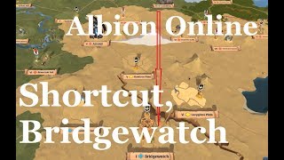 Albion Online  Caerleon to Bridgewatch fast almost safely [upl. by Minna]