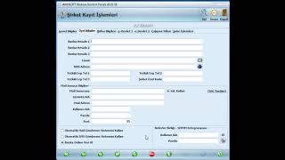 AKINSOFT WOLOVX Kontrol Paneli Şirket Kayıt İşlemleri [upl. by Harrad767]
