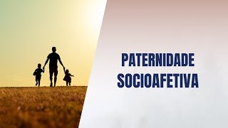 Paternidade socioafetiva [upl. by Ahsitel908]