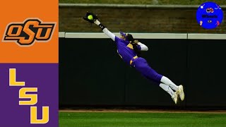 8 Oklahoma State vs 13 LSU Highlights  2021 College Softball Highlights [upl. by Dickey429]