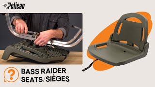 PELICAN  How To Install the Bass Raider Fishing Boat Seats [upl. by Yreffeg]