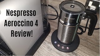 Nespresso Aeroccino 4 Milk Frother Review  Worth upgrading from the Aeroccino 3 [upl. by Euginimod501]