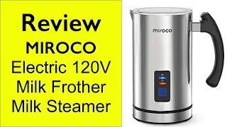 Review Miroco Milk Frother  How to make froth milk at home [upl. by Randal136]