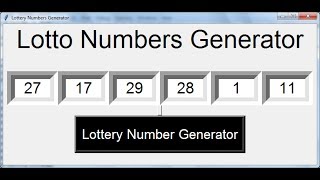 How to Create a Lottery Number Generator in Python [upl. by Noryt390]