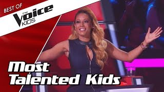 TOP 10  MOST TALENTED SINGERS in The Voice Kids part 1 [upl. by Katey]