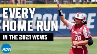 Every home run from the 2021 Womens College World Series [upl. by Yeargain557]