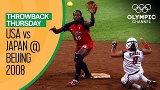 Japan vs USA  Full Softball Gold Medal Match  Beijing 2008  Throwback Thursday [upl. by Eleanore]