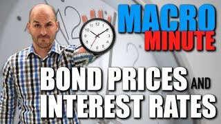 Macro Minute  Bond Prices and Interest Rates [upl. by Neelahtak464]