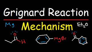 Grignard Reagent Synthesis Reaction Mechanism  Organic Chemistry [upl. by Aramoix]