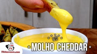 Como Fazer Molho Cheddar Cremoso  Tv Churrasco [upl. by Moffitt]