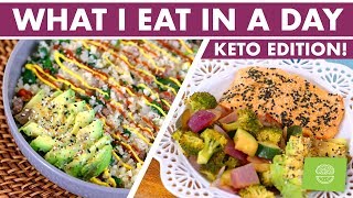 What I Eat in a Day KETO and Intermittent Fasting  ANNOUNCEMENT [upl. by Kerat]