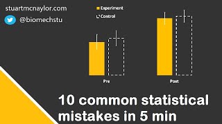 Ten Statistical Mistakes in 5 Min [upl. by Elle]