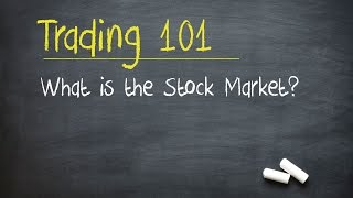 Trading 101 What is the Stock Market [upl. by Yelad]