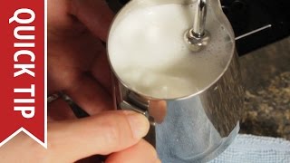 How to AutoFroth Milk for Lattes [upl. by Marleah518]