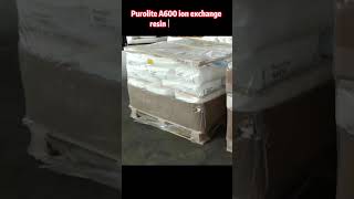 Purolite A600 ion exchange resin PRINCIPAL APPLICATIONS Silica Removal [upl. by Doowrehs]