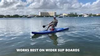 Fishing Seat Pedestal for SUP Paddle Board [upl. by Mcbride]