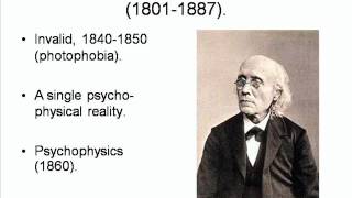 Gustav Fechner and Psychophysics HPsy 44 [upl. by Deeann82]