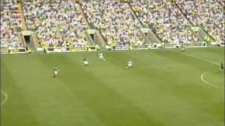 Henrik Larsson chipped goal for Celtic against rangers [upl. by Armond613]