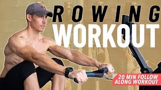 The PERFECT BEGINNER Rowing Workout [upl. by Backer]