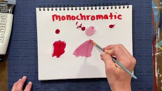 Basic Color Mixing with Monochromatic Colors [upl. by Crain]