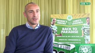 Celtic FC  Henrik Larsson speaks about Lubo Moravcik [upl. by Bran]