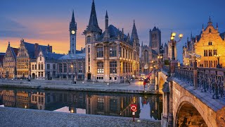 Ghent Belgiums coolest city 4K ultra HD  quotManhattan of the Middle Agesquot [upl. by Aihtenak]